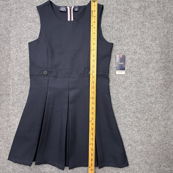 IZOD Approved Schoolwear Sleeveless Jumper Dress Uniform Girls 14 Navy Blue NEW - Picture 12 of 12